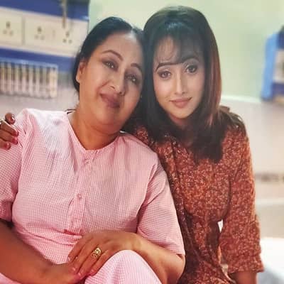 Rani Chatterjee with her Mother