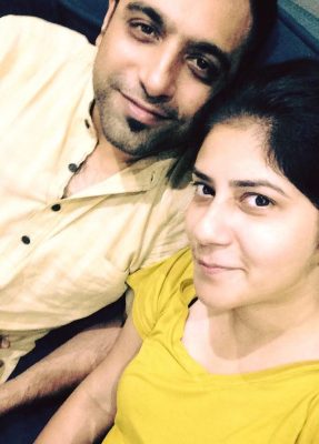 Rochak Kohli with Wife