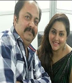 Namitha With Her Father Mukesh Vankawala