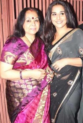 Vidya Balan With Her Mother