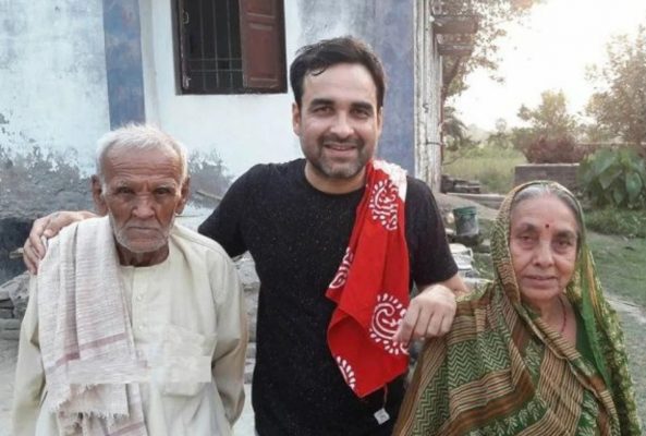 Pankaj Tripathi With His Parents