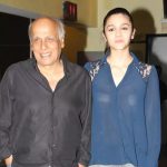 Alia Bhatt With Her Father Mahesh Bhatt