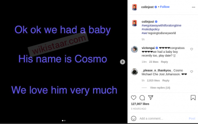Colin-Jost-Instagram-Post-Revealing-Baby-boy-Cosmo 