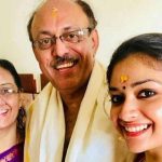 Keerthy Suresh with her parents