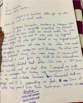 Nisha-Guragain-Filed-Police-Complaint