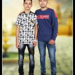 Yash Chavda with his brother